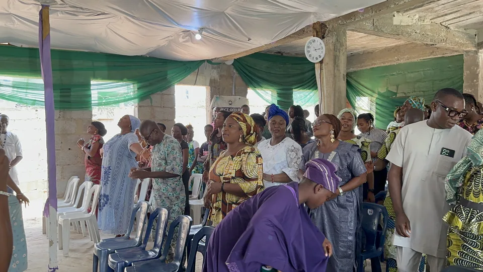 Vision House congregation gathered during worship